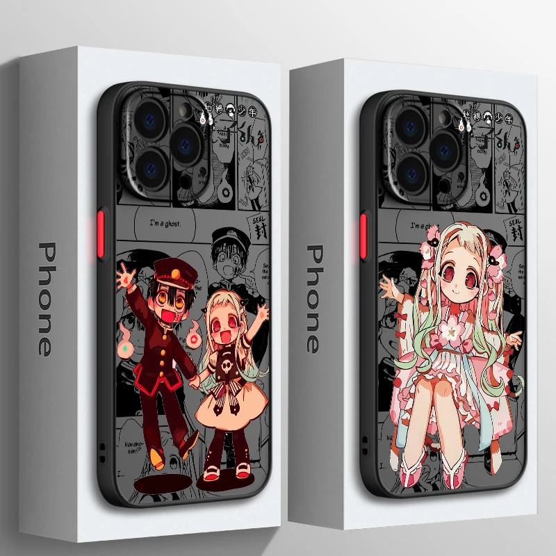 Чехол Hanako Kun для телефона Apple iPhone 15 14 13 12 11 XS Mini Pro Max 8 XR X Матовый Прозрачный