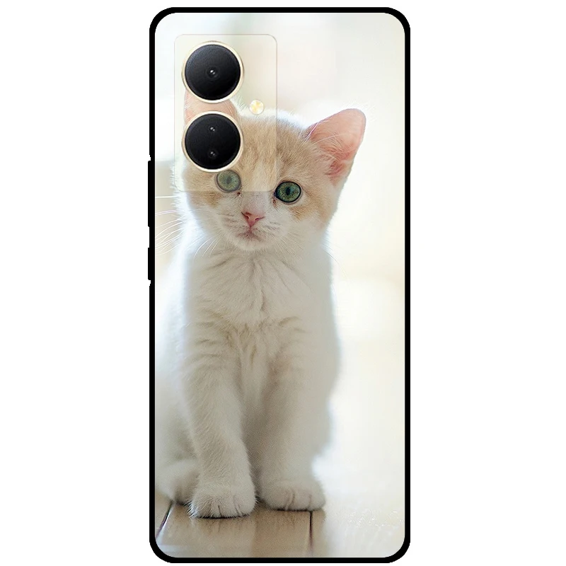 Модные мягкие силиконовые чехлы для телефона vivo V29 Lite