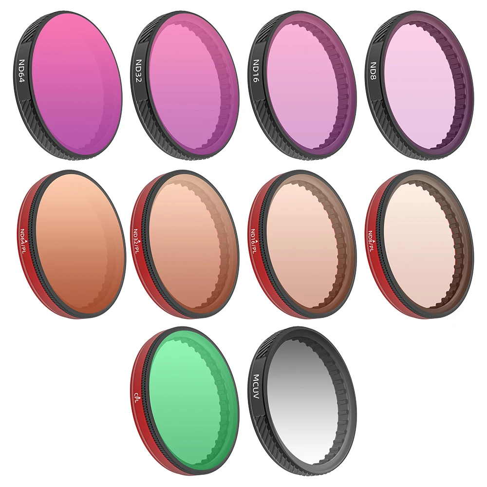 Фильтр объектива ND для DJI Osmo Action 5 Pro аксессуары MCUV CPL ND8 ND16 ND32 ND64 оптический