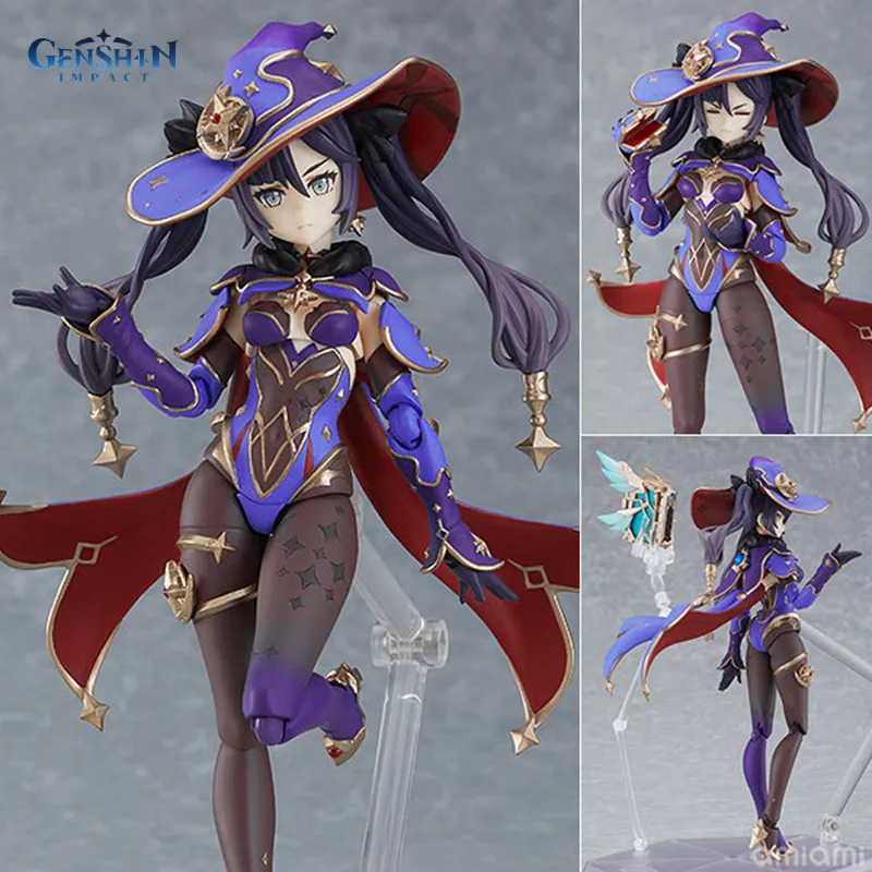 

Genshin Impact Figma 548# Mona Water Fantasy Articulated Beautiful Girl Anime Game Figures Color Box Model Ornaments Collect Toy