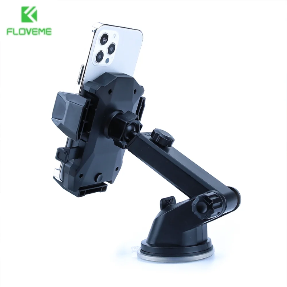 

Car Phone Holder in Car Universal Moblie Phone Stand Suction Cup Telescopic Navigat Bracket for iPhone 13 Smartphone Accessories