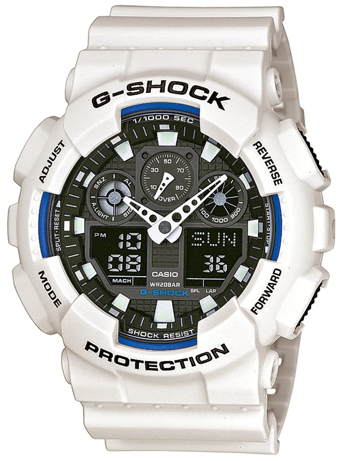 Часы Casio G-SHOCK GA-100B-7A – оригинальные мужские кварцевые наручные часы с официальной