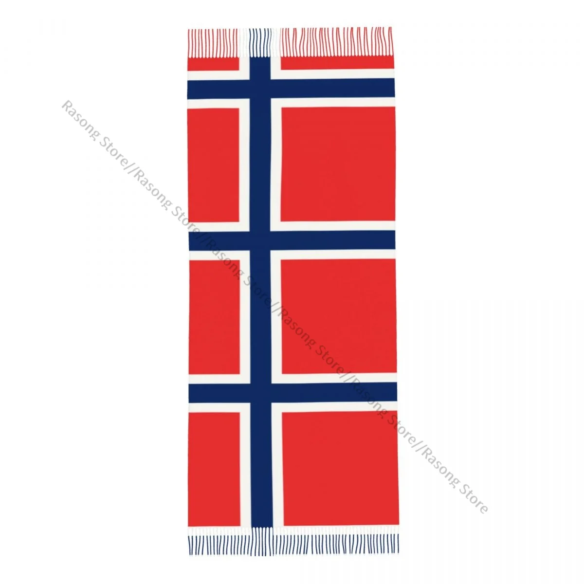 Шарф с кисточками большой размер 196*68 см зимняя теплая шаль из пашмины буфанда