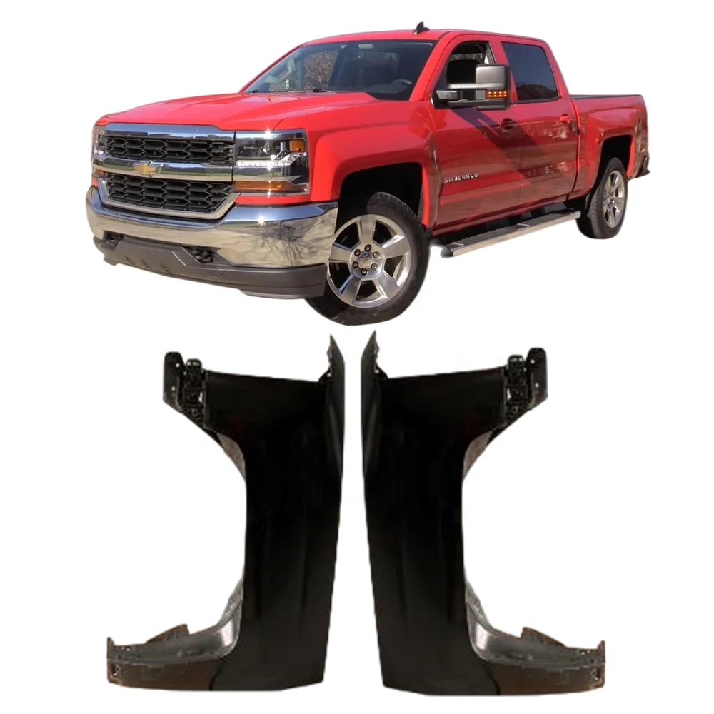 

SILVERDO 2016-2018/GMC Sierra car exterior auto body systems pars automotive parts front fender OEM 23303551, 84214215