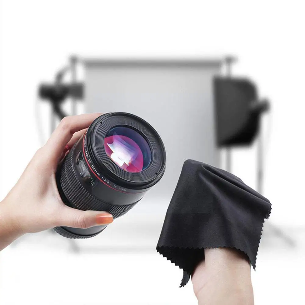 

1pc Microfiber Cleaning Cloths Mobile Phone Screen Cleaning Cloth Cleaning Lenses Lens Ultra-soft Camera Cloth U2s8