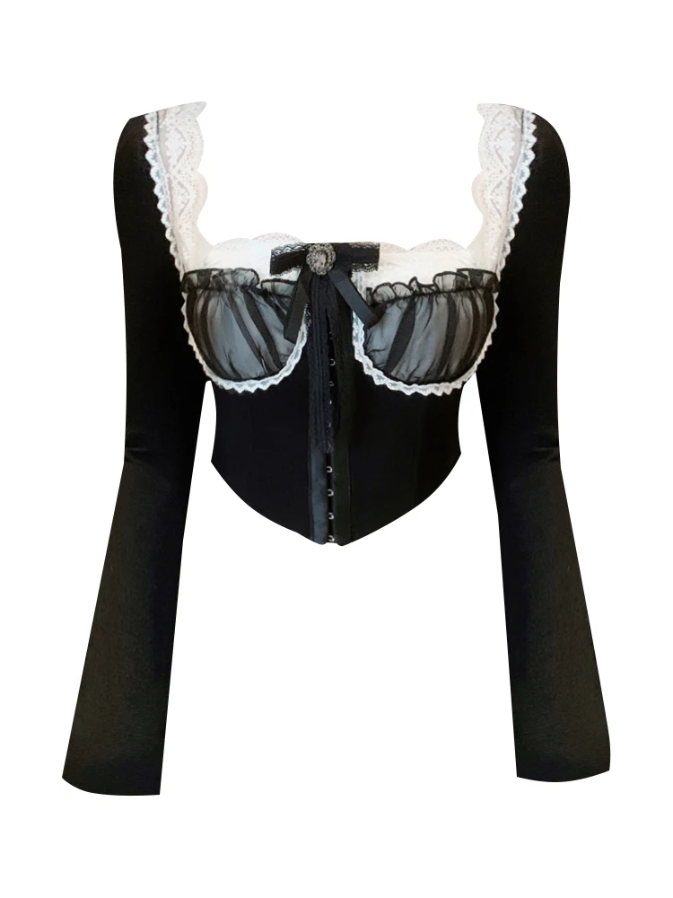 Женский укороченный топ из хлопка и полиэстера | AliExpress