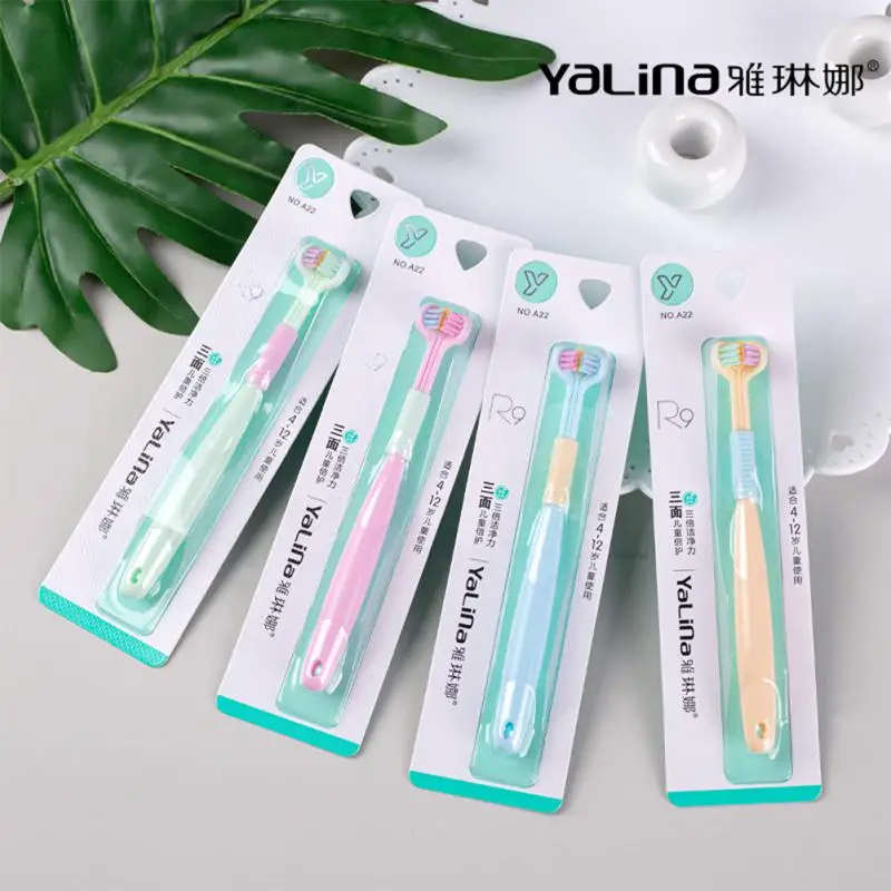 

Health Cleaner Three Side Soft Bristle Toothbrush Super Fine Hair Adult And Children Oral Care Safety Toothbrush Manual Toothbru