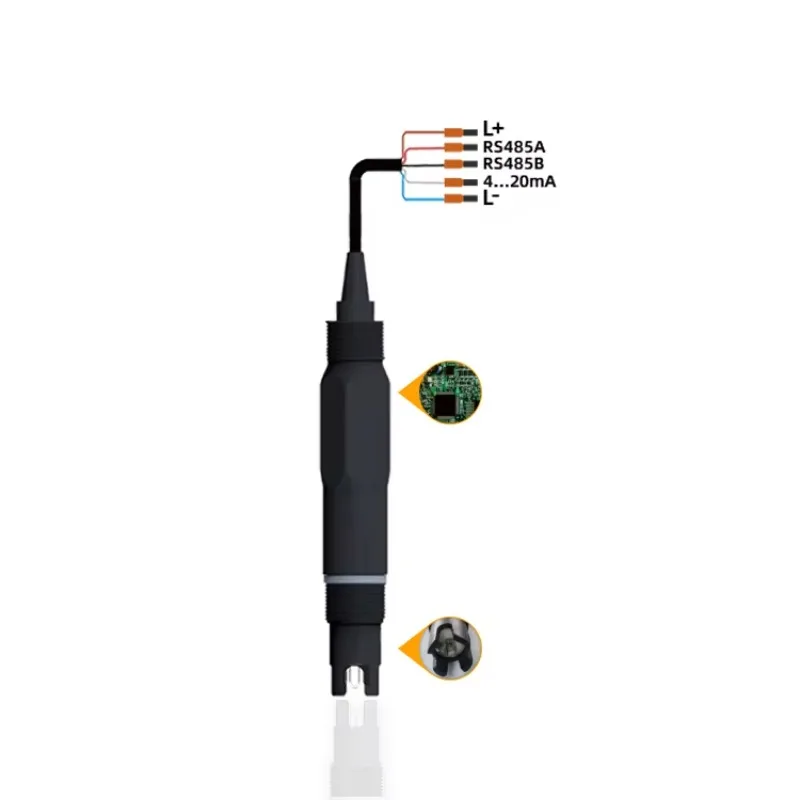 Фото В наличии: Датчик электропроводности и солености REMOND 2026, электрод EC, RS485, датчик TDS, зонд для морской воды, IP68, кабель 5 м, 0-60°C №2
