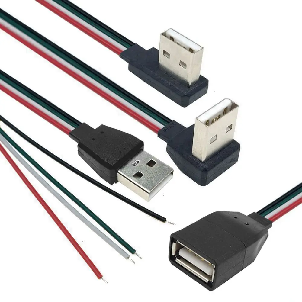 15 см Netzteil Kabel 4-контактный USB 2 0 EINE Weiblich männlich вытяжной Jack Ladegerät ladekabel Verlängerung стекер