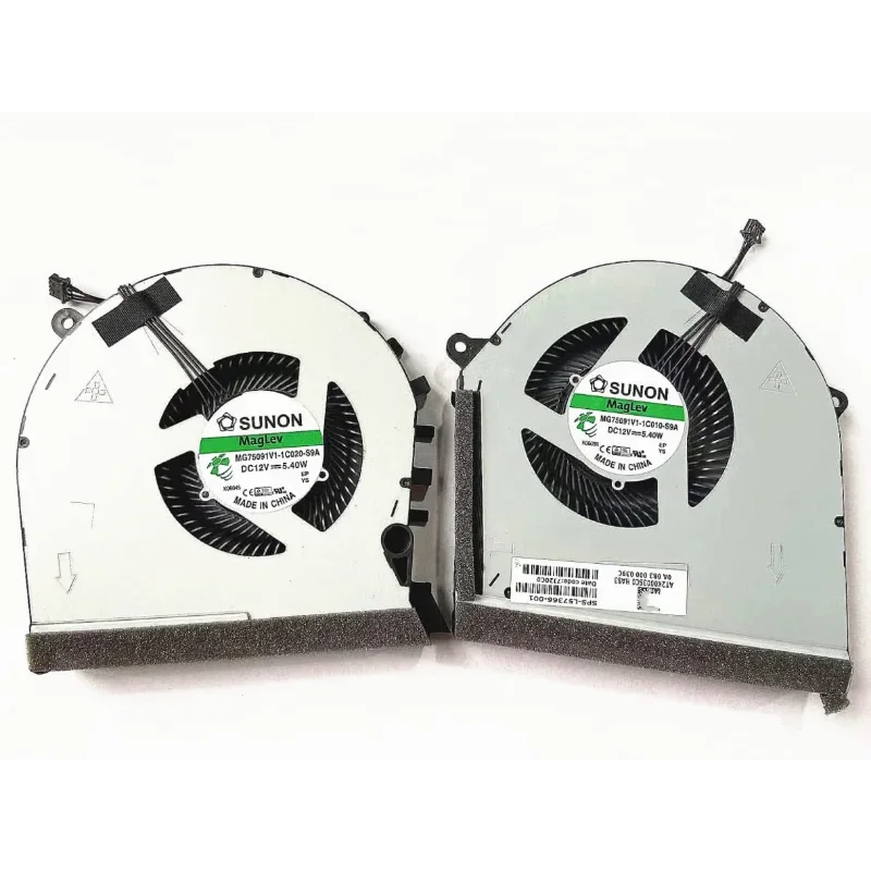 Вентилятор процессора + графического для HP OMEN GTX1660 17-CB 17-CB0063TX 1005TX 17-CB0030NR 17-CB0070NR 0092NR