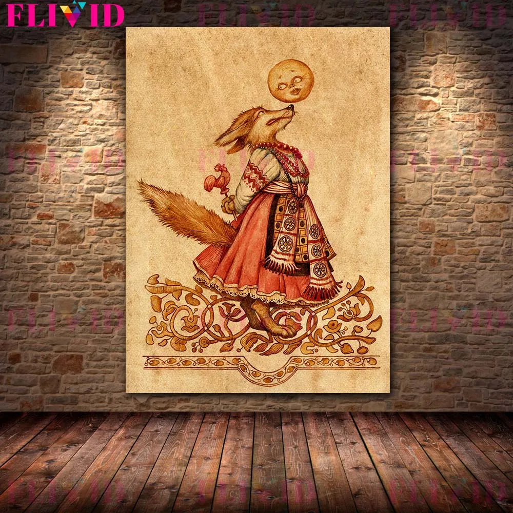 

Картина на холсте «Мир в сказках»