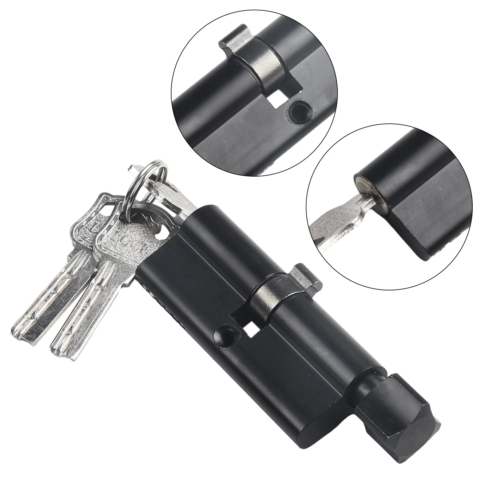 Размер 30-10-30 мм Цилиндр дверного замка домашней безопасности 1 крепежный винт в