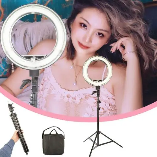 

Ring Light 14" Dimmable Selfie Makeup Youtube Tripod Video Live Camera Photo UK