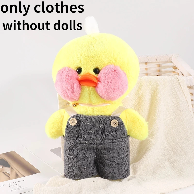 Мягкая игрушечная утка плюшевая Одежда для куклы лалафан 30 см аксессуары кукол