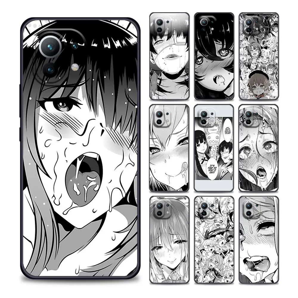 

Anime Girl Cartoon Japan Cute Faces Phone Case for Xiaomi Mi 11i 11 11X 11T Poco X3 Pro NFC M3 Pro F3 GT M4 Soft Silicone
