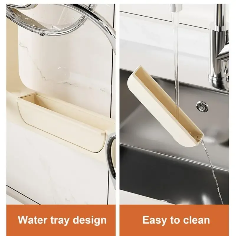 Кухонный органайзер стойка настенная подвесная полка для слива крышки кастрюли