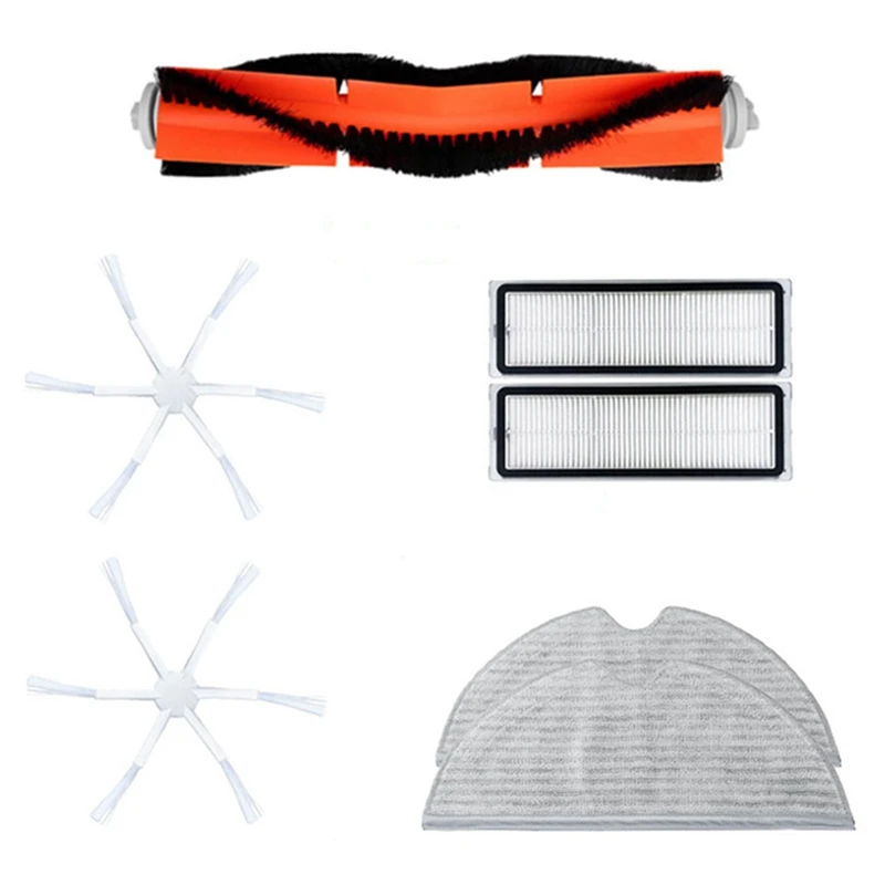 

For Xiaomi Mijia 2C STYTJ03ZHM Robotic Vacuum Replacement Parts Main Brush Side Brush Filters Mop Cloth