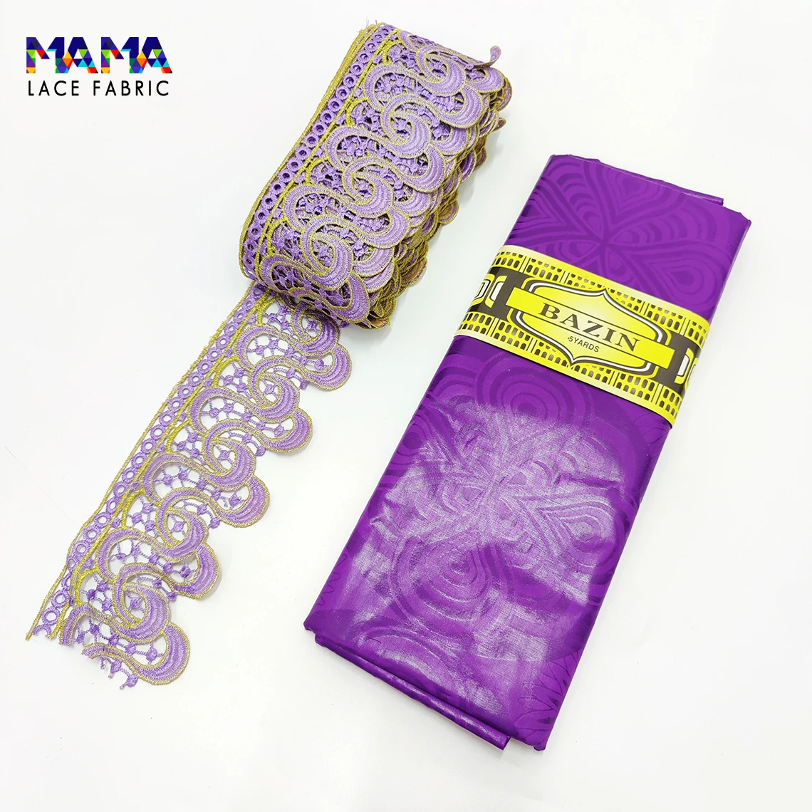 Розово-красный африканский базин богатый оригинальная нигерийская Женская