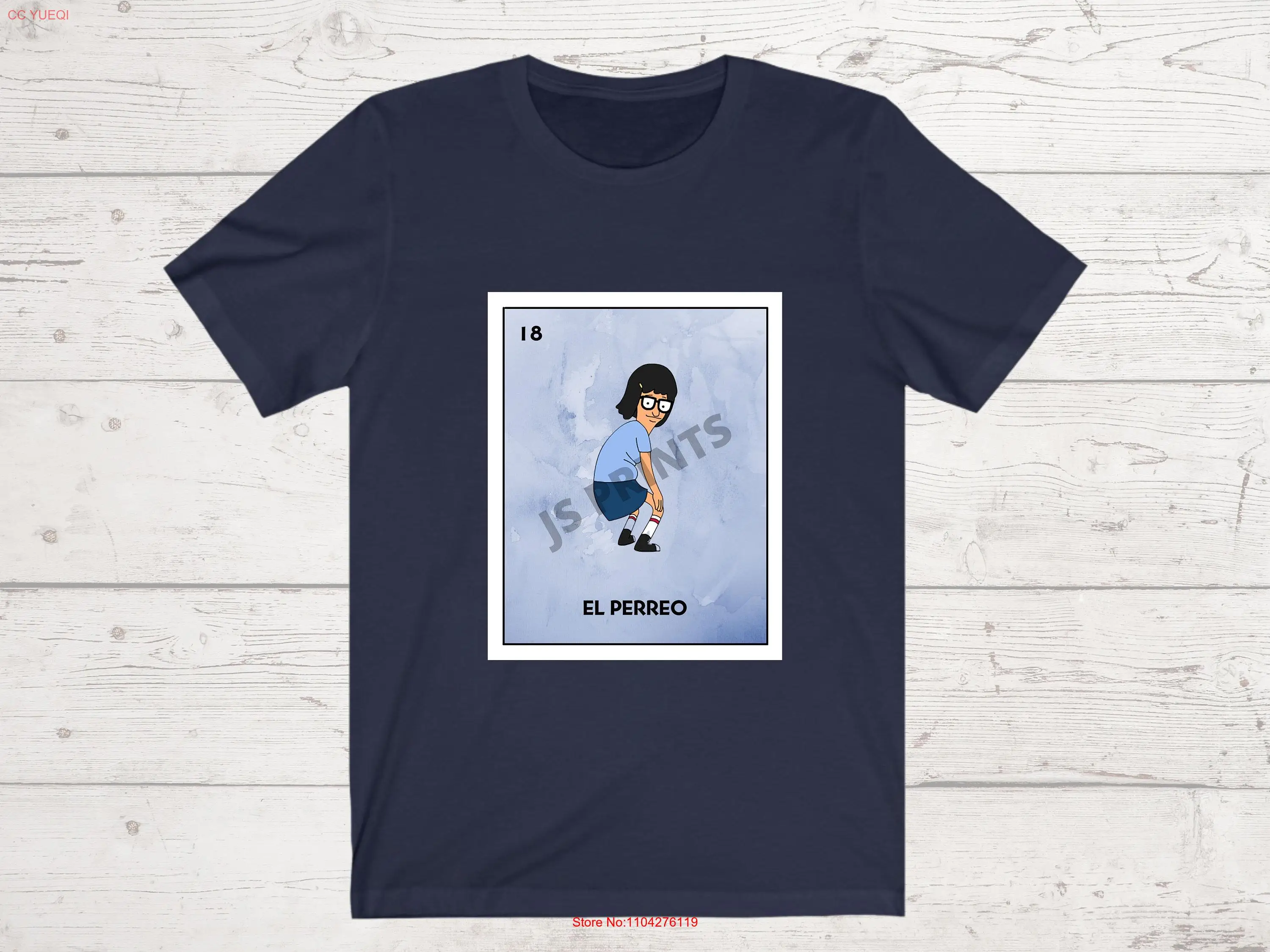 Футболка El Perreo Mexican Loteria Twerk Tina Belcher забавная испанская футболка для взрослых в