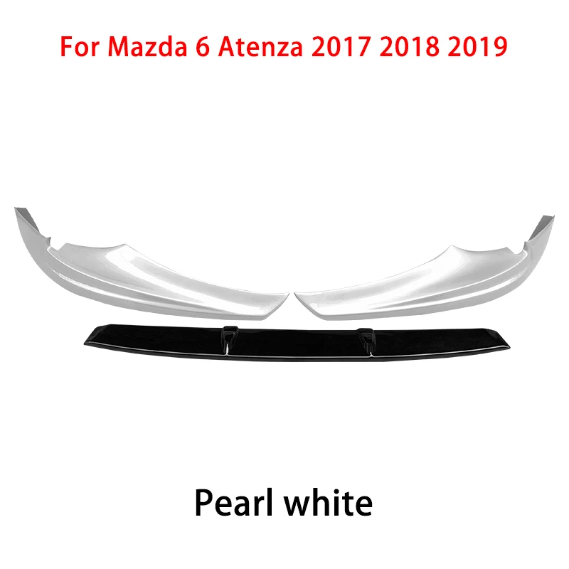 

Подходящий комплект губ переднего бампера автомобиля, спойлер, Противоударная лента против царапин для Mazda 6 ATEX 2017 2018 2019