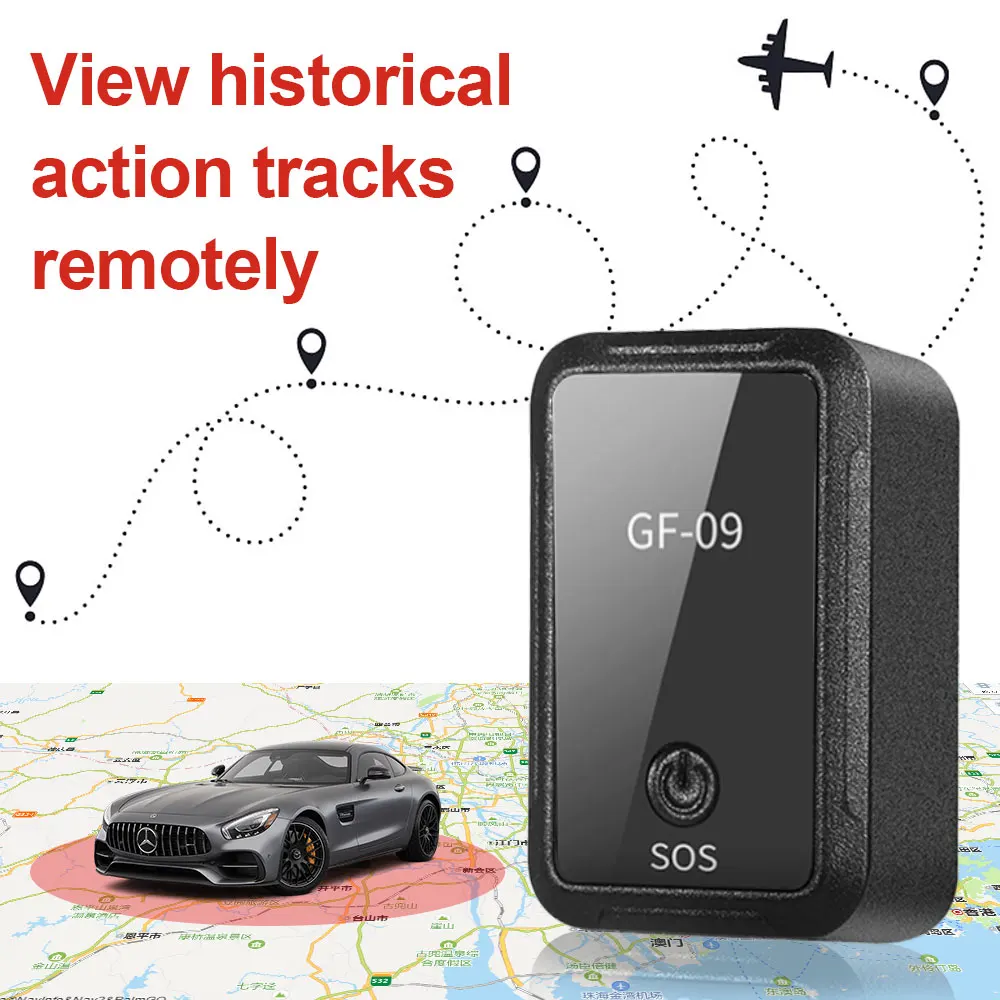 GF09 Mini GPS Real Time Tracker Car Pet Anti-theft Locator Tracking Device Real-time Vehicle Locator WIFI LSB AGPS 2022 New