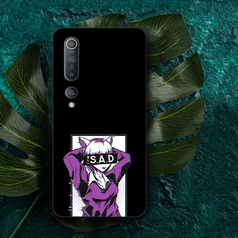 Чехол для телефона Sad Anime Aesthetic Senpai Redmi Note 4 X 5 A 6 7 8 T 9 9S 10 11 11S 11Epro Poco M3 pro