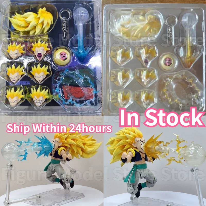 В наличии Dianond K Toys Dragon Ball SHF Super Saiyan 3 SSJ3 Gotenks Набор аксессуаров для головы Аниме