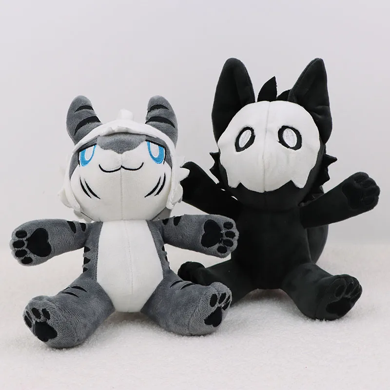 

25cm Cute Changed Cat Shark Puro Plush Toy Cartoon Game Character Doll Plush Stuffed Animal Shark Toy Soft Gift for Kids Fans