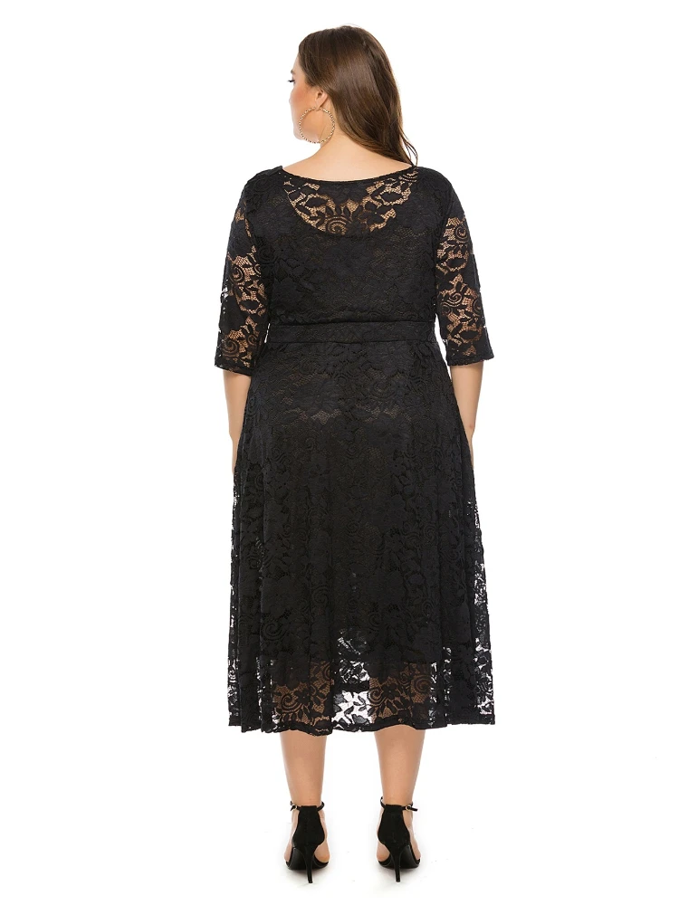 Женское платье большого размера