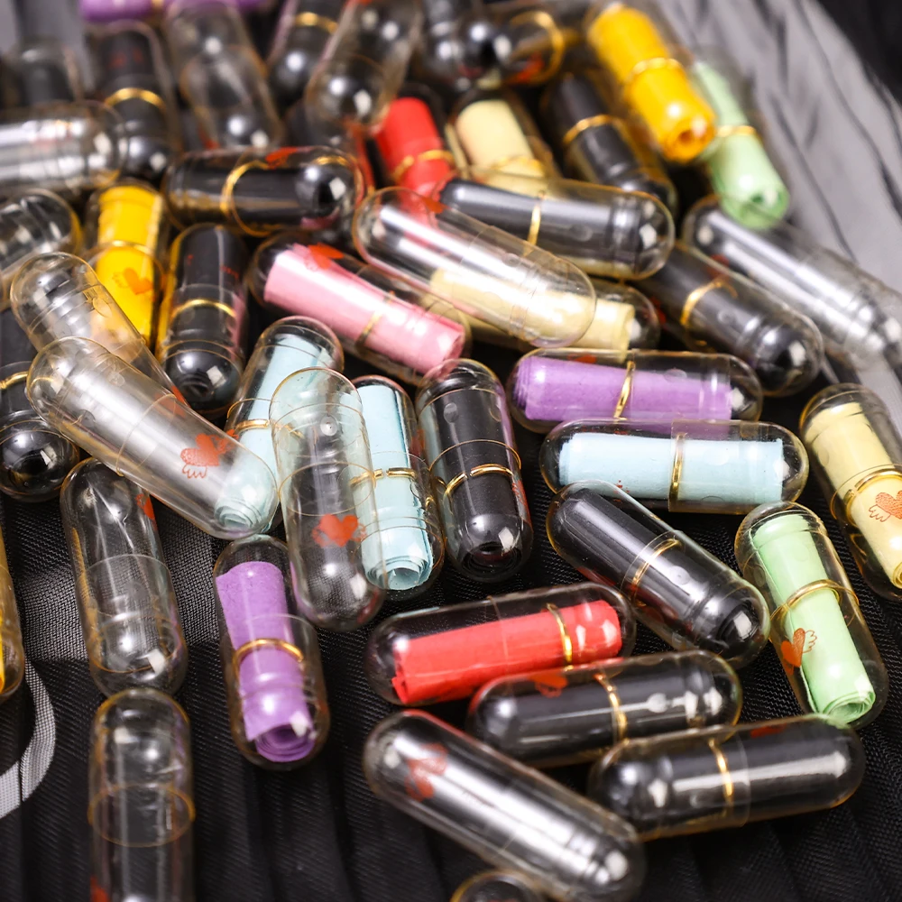 100 шт. капсулы для сообщений на свадьбу вечеринку День Святого Валентина