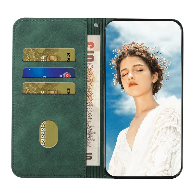 Magnetic Leather Case na For Samsung Galaxy S23+ S21 FE S22 Ultra S23 Plus S23Plus 5G Funda Skin Feel Wallet Cover S Pattern Bag