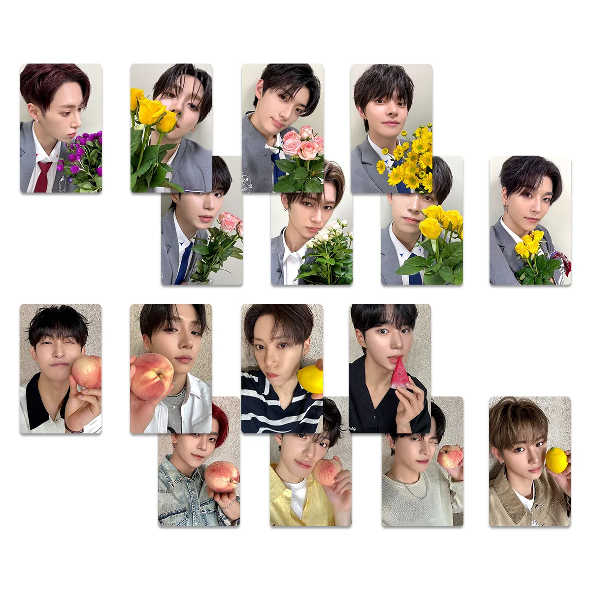 

KPOP ALPHA DRIVE ONE ALD1 Глянцевые фотокарты Lee Sangwon Zhou Anxin Leo He Xinlong