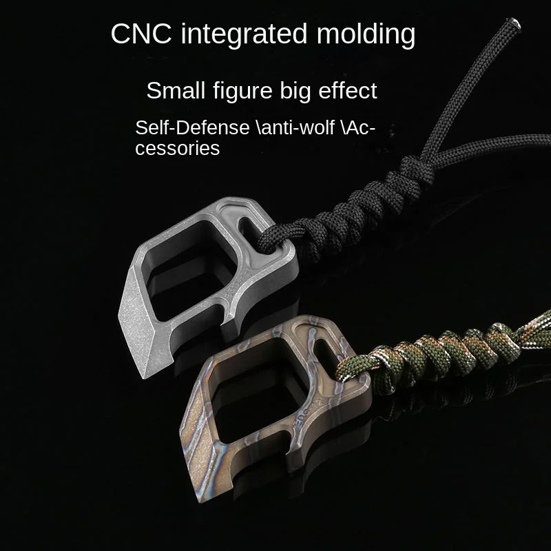 

Многофункциональная открывалка для бутылок Tiger Finger из титанового сплава, портативное Уличное оборудование для повседневного использовани...