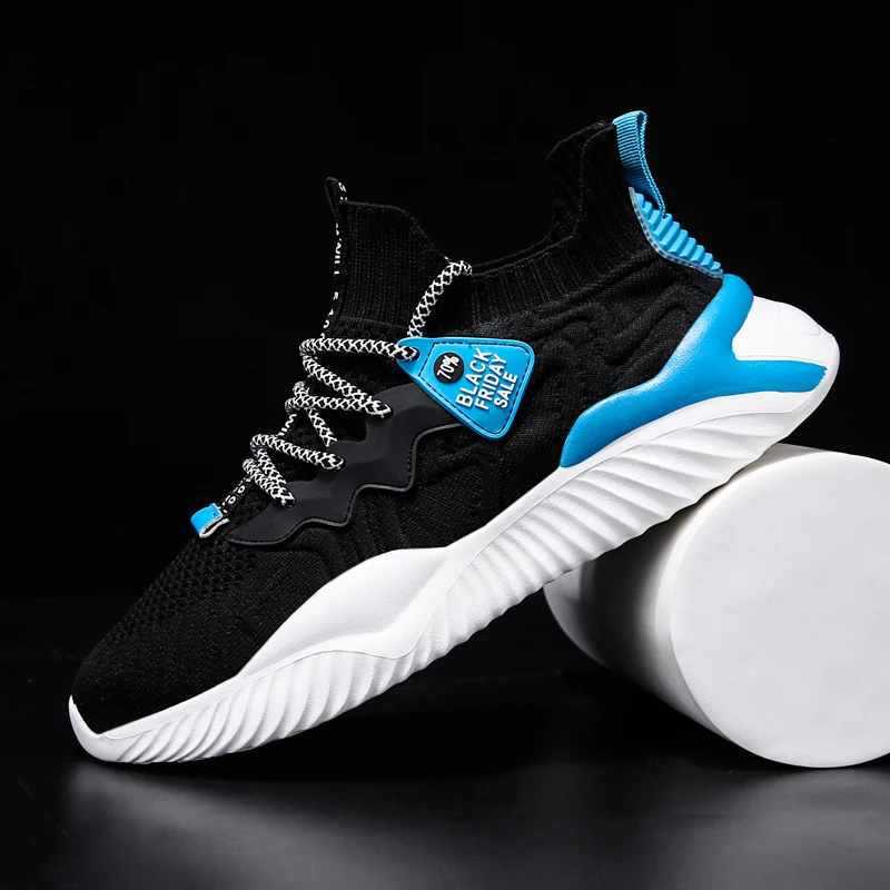 Soft Bottom Men Casual Sneakers Hot Sale Mesh Breathable Anti Slip Sneakers for Men Male Outdoor Running Shoes Jogging Shoes