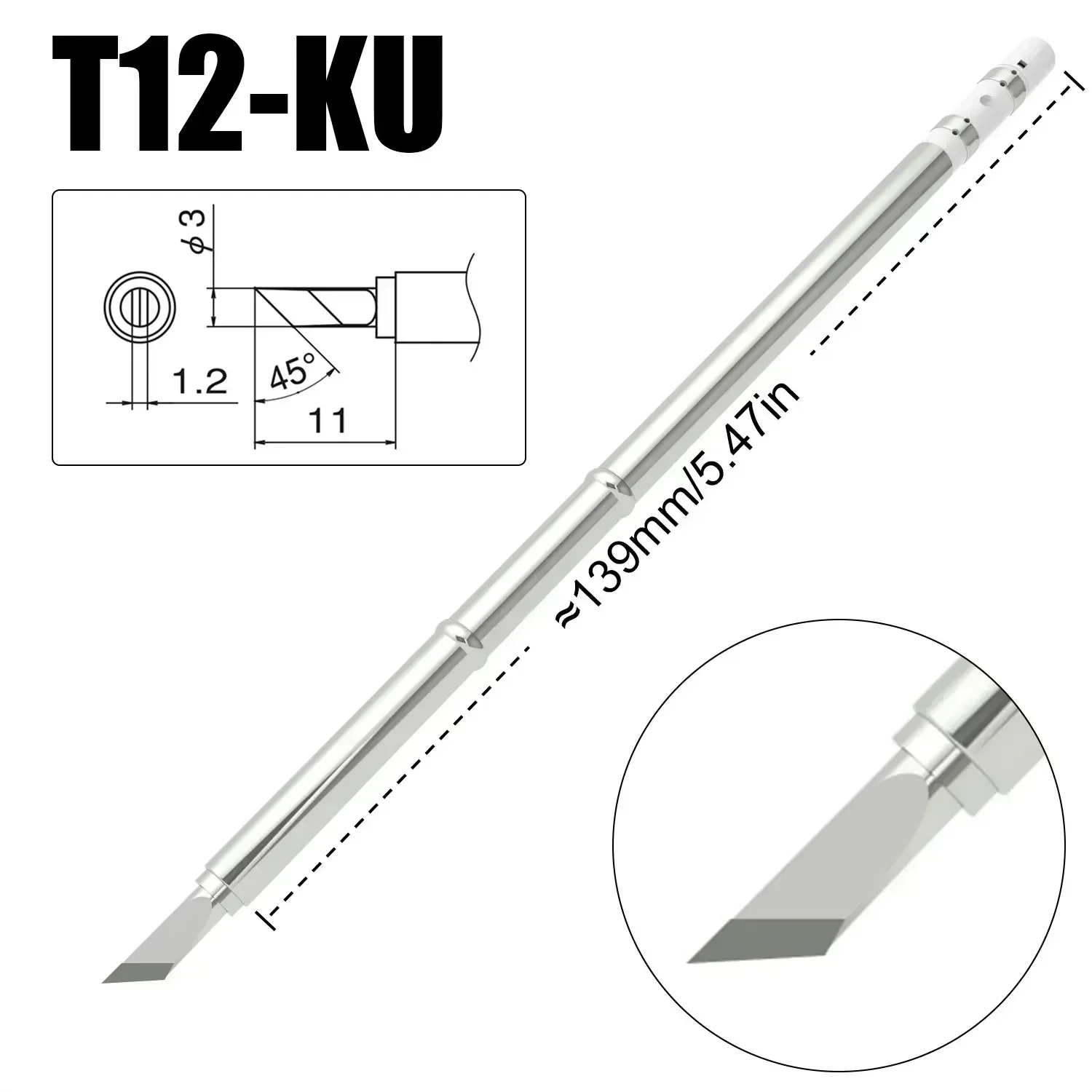 

Паяльное жало T12-D24 FMchip для Hakko Fx951
