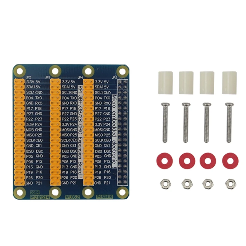 

1 to 3 40Pins GPIO Expansion Board for Raspberry Pi 3B/3B+/4B DIY Plate Module