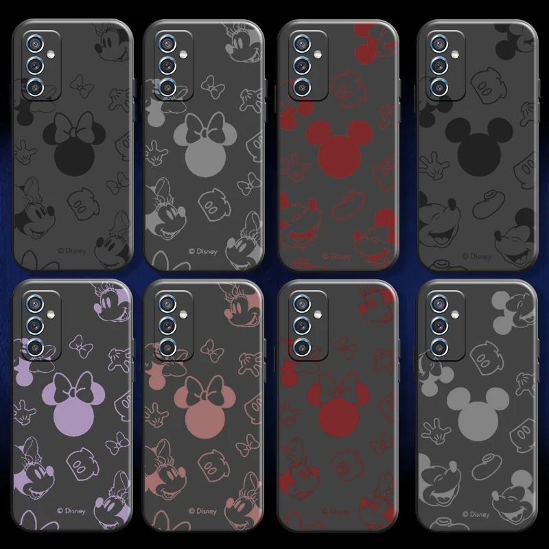 

Bandai Mickey And Minnie Mouse For Samsung A52 A72 4G 5G Phone Case Soft Silicone Cover Coque Funda Carcasa