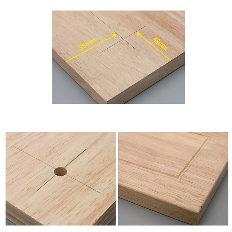 L-образная линейка для деревообработки мм/дюйм