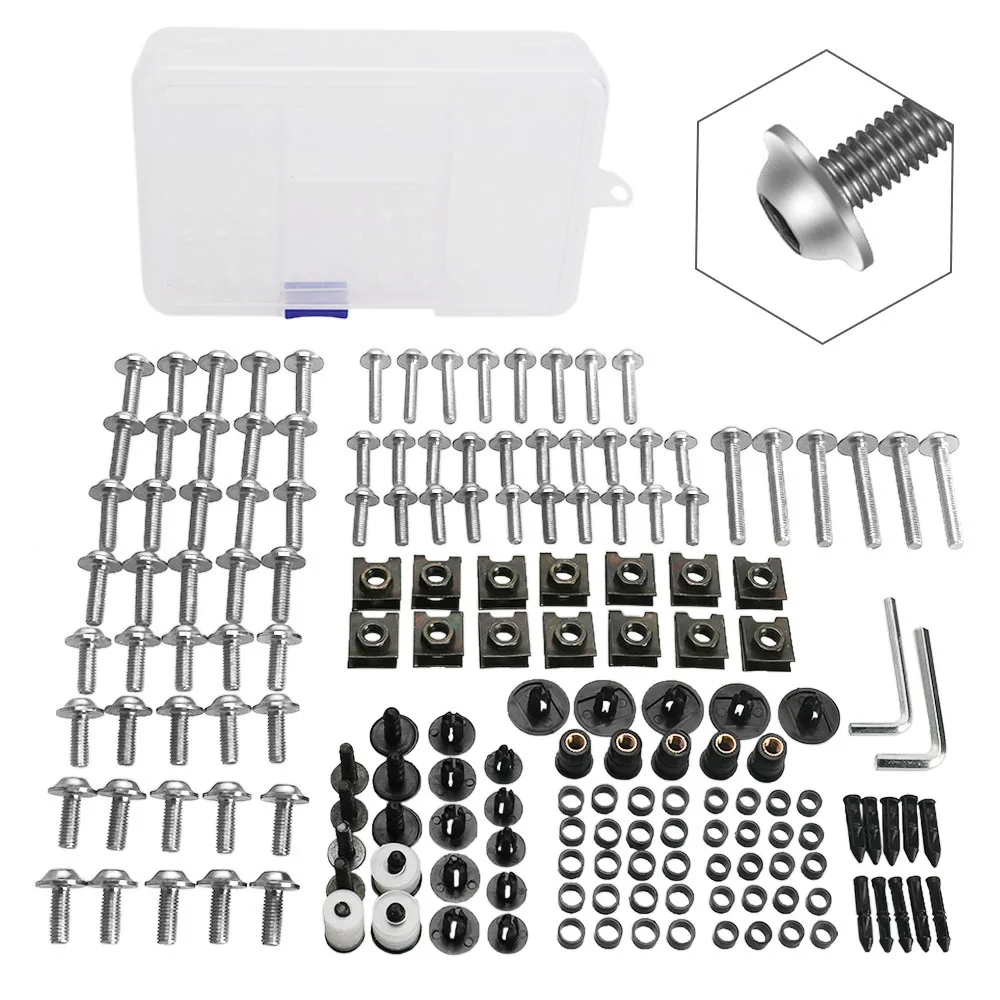 

Для Loncin VOGE 200AC 300AC 300R 300RR 500R 500DS 650DS 500R 600DS мотоцикл полный комплект болтов обтекателя винты гайки зажимы