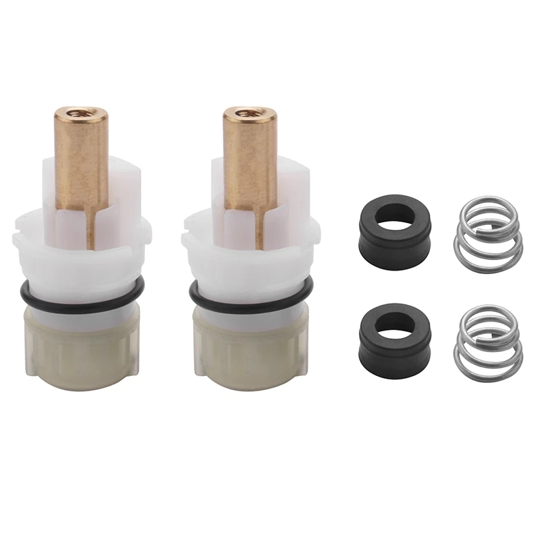 

2 Pieces RP25513 Faucet Stem Replacement With Rubber Seats And Springs Suitable For Kitchen Delta Faucet Repair Kit