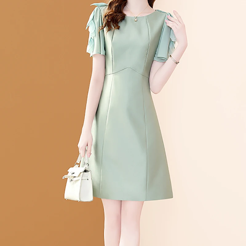 Женское платье EVNISI зелёное