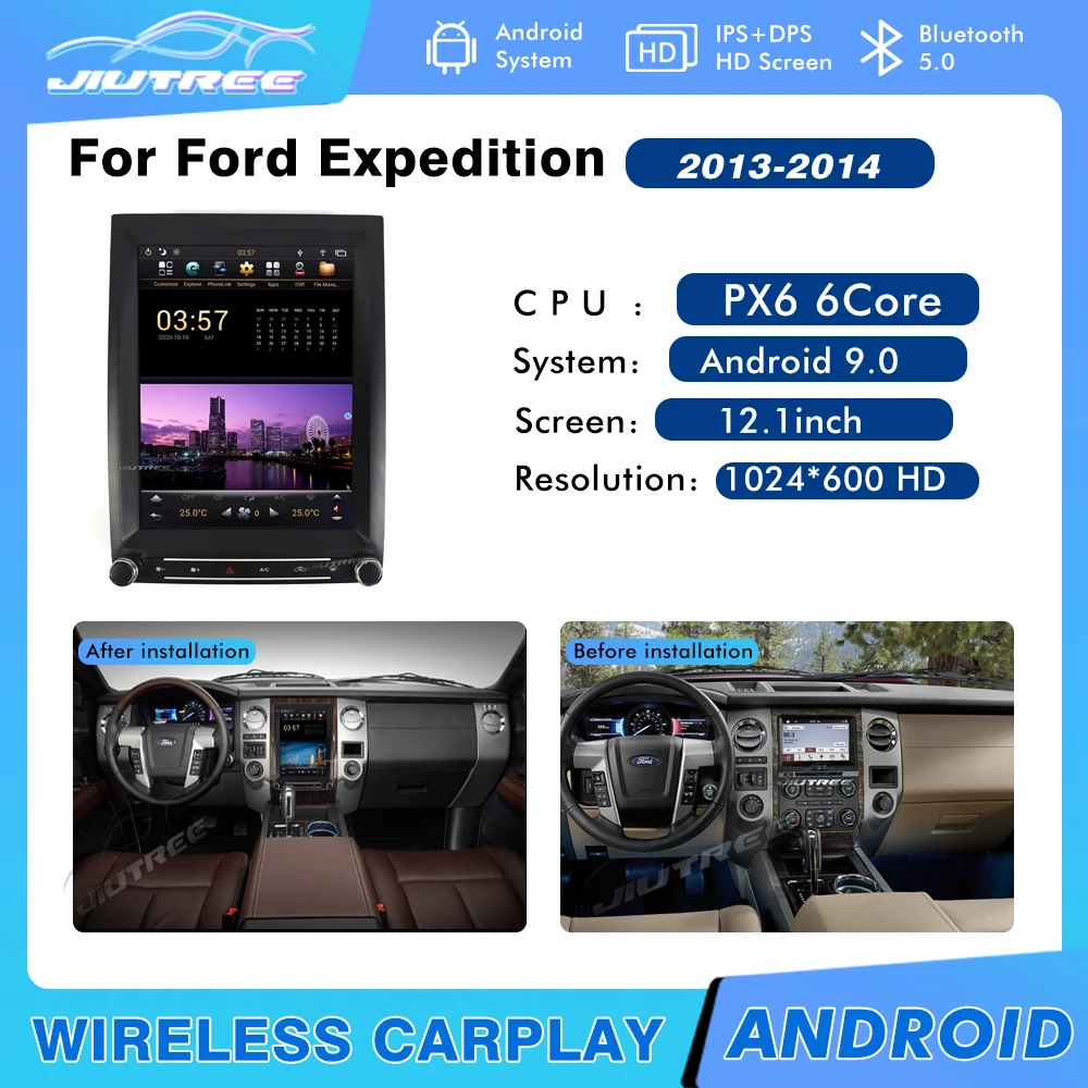 

Автомагнитола 2 Din Andoid для Ford Pro 2013, 2014, 2015, вертикальный экран, GPS-навигация, мультимедийный плеер, стереоприемник