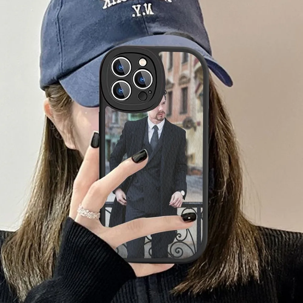 Чехол для телефона B-Benedict Cumberbatch из жесткой кожи iPhone 16 15 14 13 12 Mini 11 Pro Max Xs X Xr 7 8 Plus Fundas