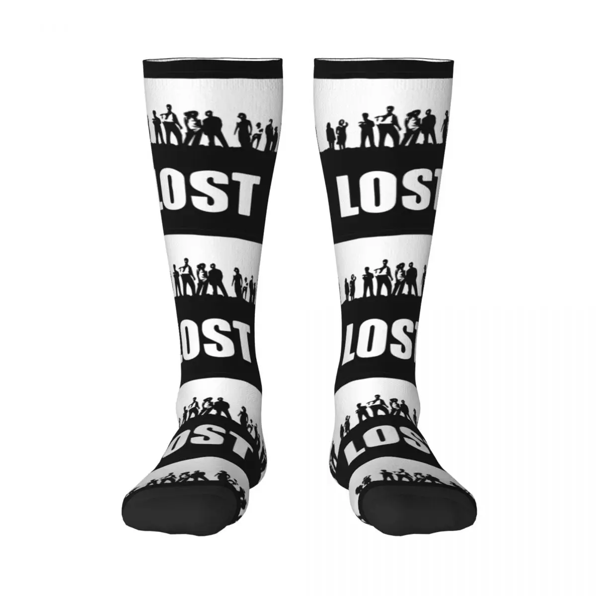 

LOST Quotes Drama Tv Show Sci-Fi Numbers Adult Stockings Funny Humor Graphic Contrast color Cute style Elastic Stockings