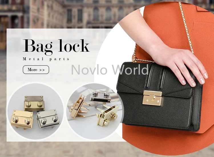 10-20pcs 3 Size Rainbow Custom Metal Purse Hardware Leather Crossbody Wallet Turn Twist Clasp Heart Lock For Women Bags