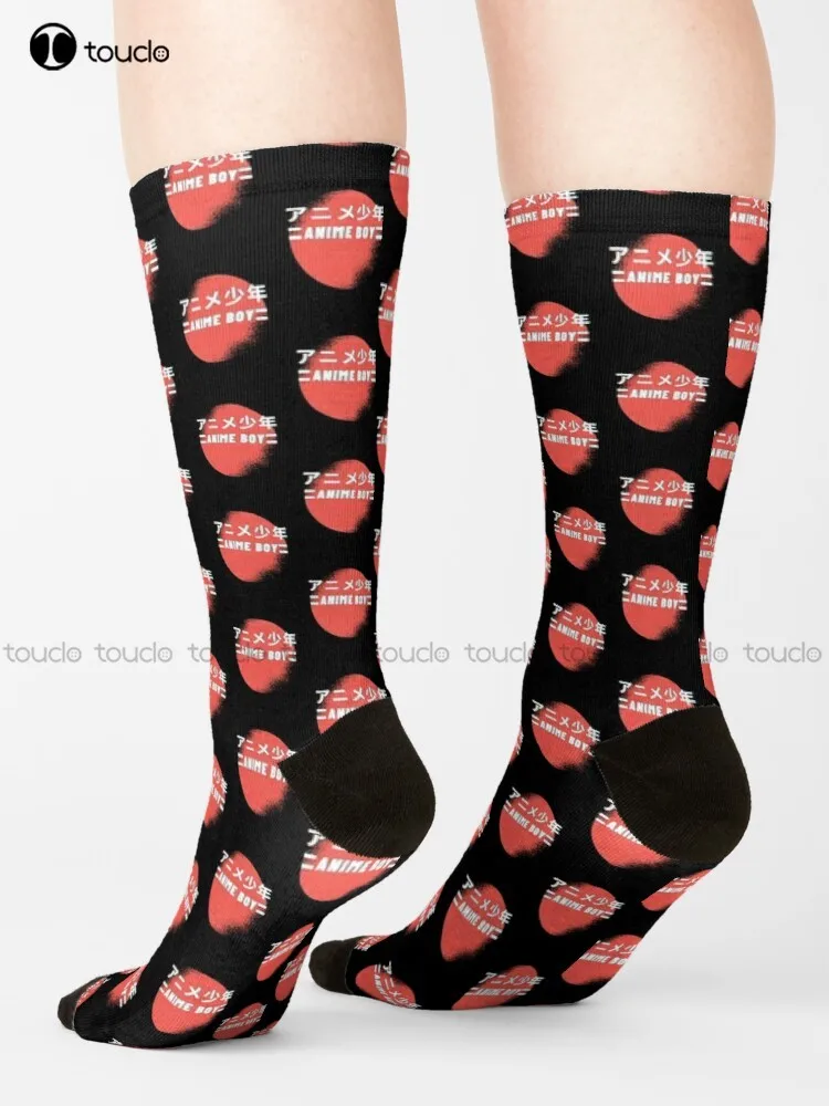 

Anime Boy Kanji Writing Socks Socks For Women Personalized Custom Unisex Adult Teen Youth Socks 360° Digital Print Harajuku Gift