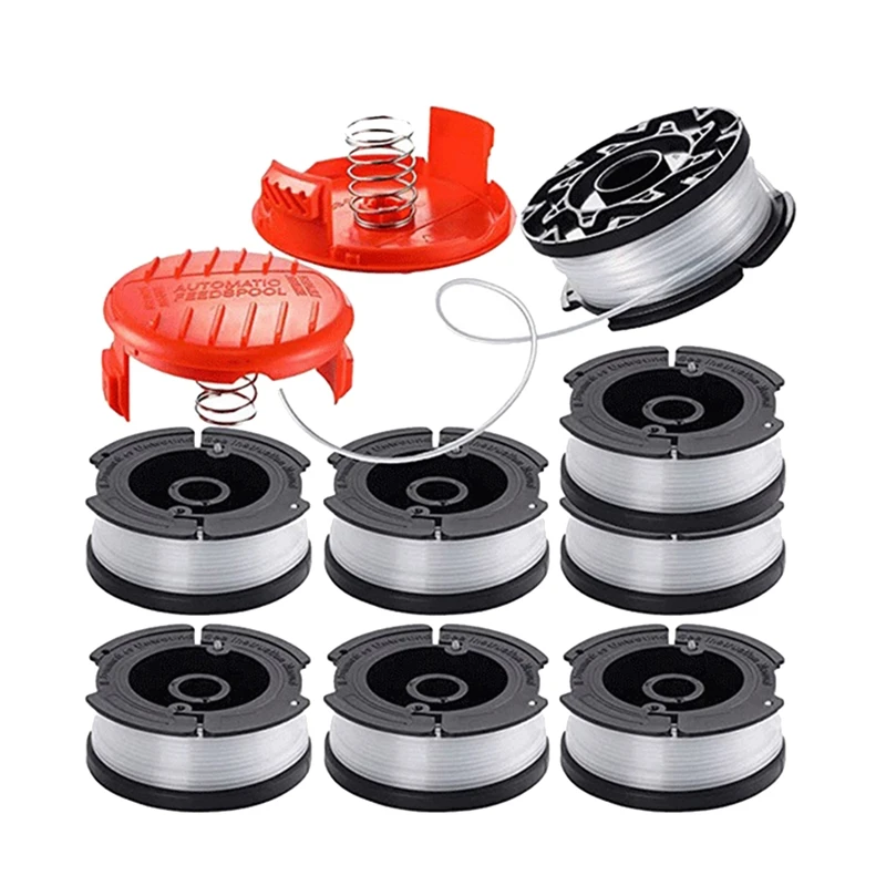 

Spot Goods Replacement Grass Trimmer Spool AF-100-3ZP With RC-100-P Cap And Spring, 30Ft 0.065 Inch Trimmer Line