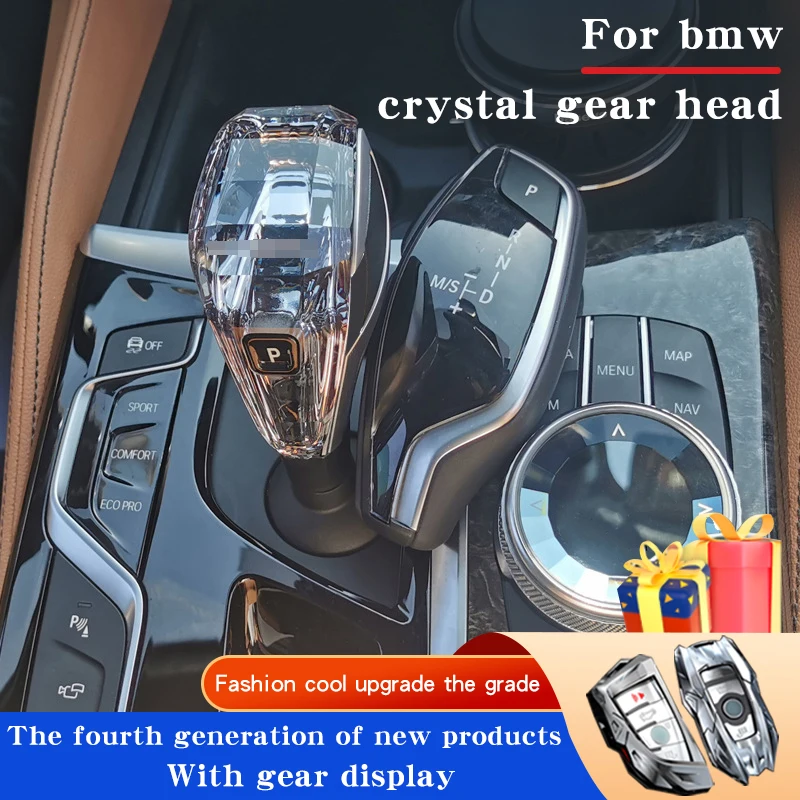 

Automatic transmission Crystal gear shift head for BMW X3 X4 5 series 5GT 1 series 2 series 3 series 4 series car Accessories
