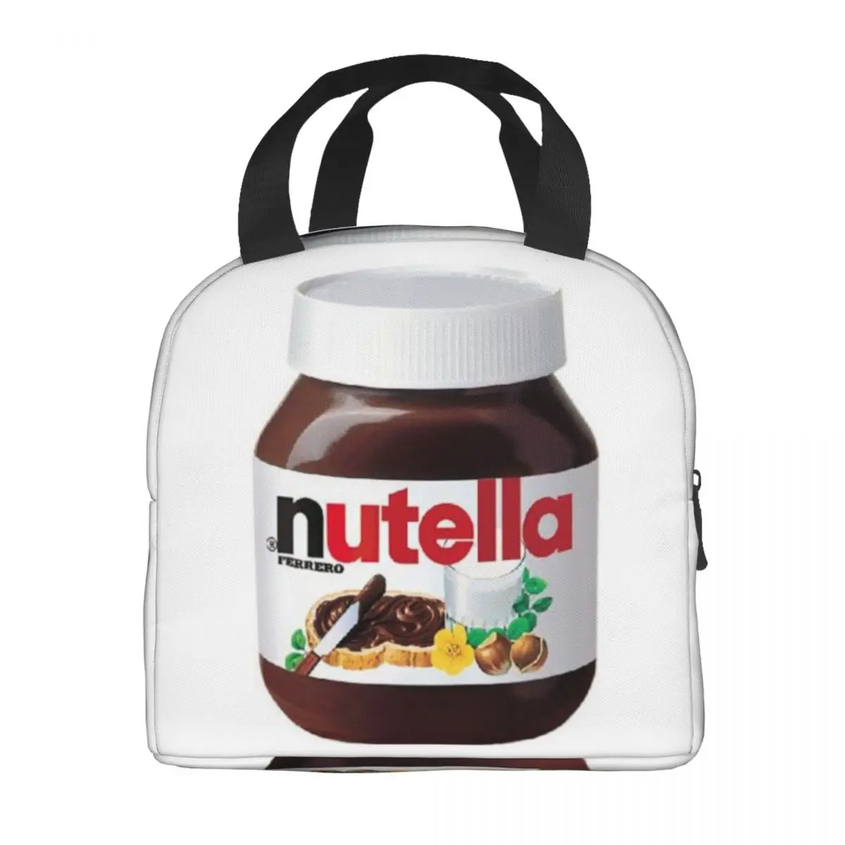 Итальянская изолированная сумка для обеда Nutellas школы офиса портативный