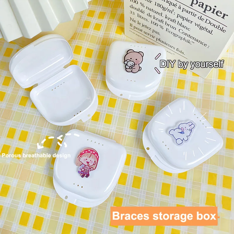 Чехол для частичного зубного протеза коробка ортодонтических зубных протезов